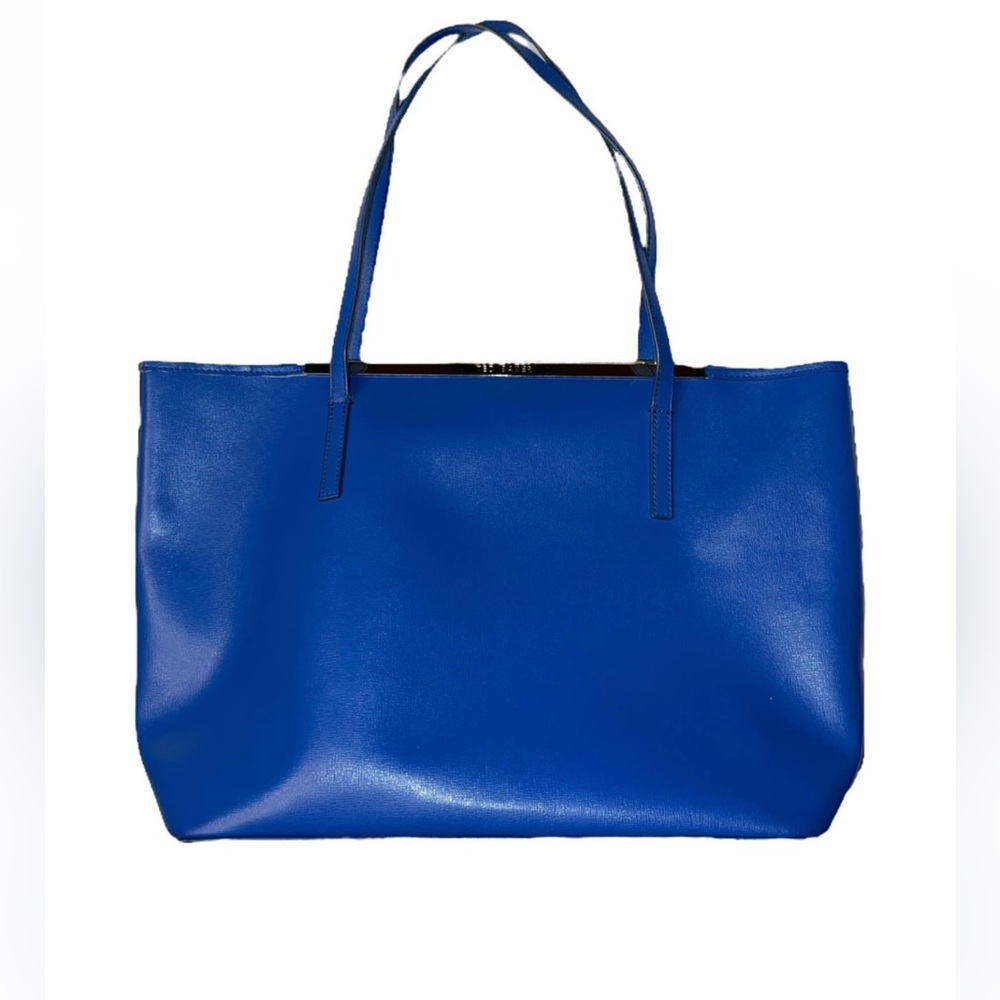 Ted Baker Royal Blue Hailey Leather Shopper Bag